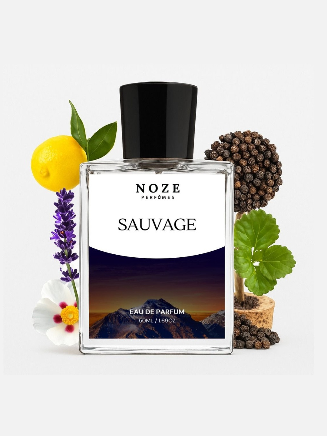 Noze Perfumes Men Dior Sauvage Long-Lasting Eau De Parfum - 50 ml