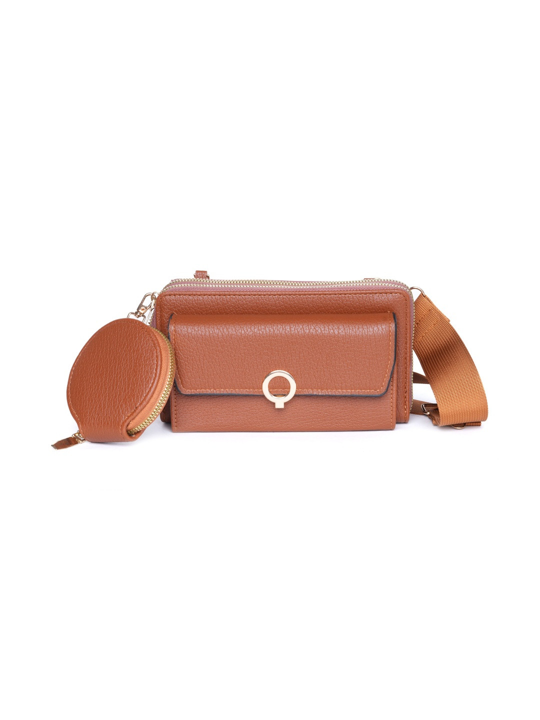 Santorini Textured PU Sling Bag