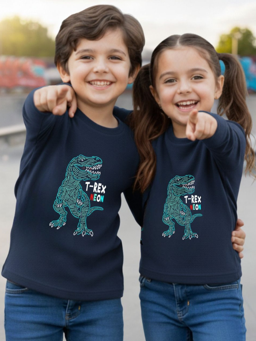Rigo Kids Typography Printed T-shirt