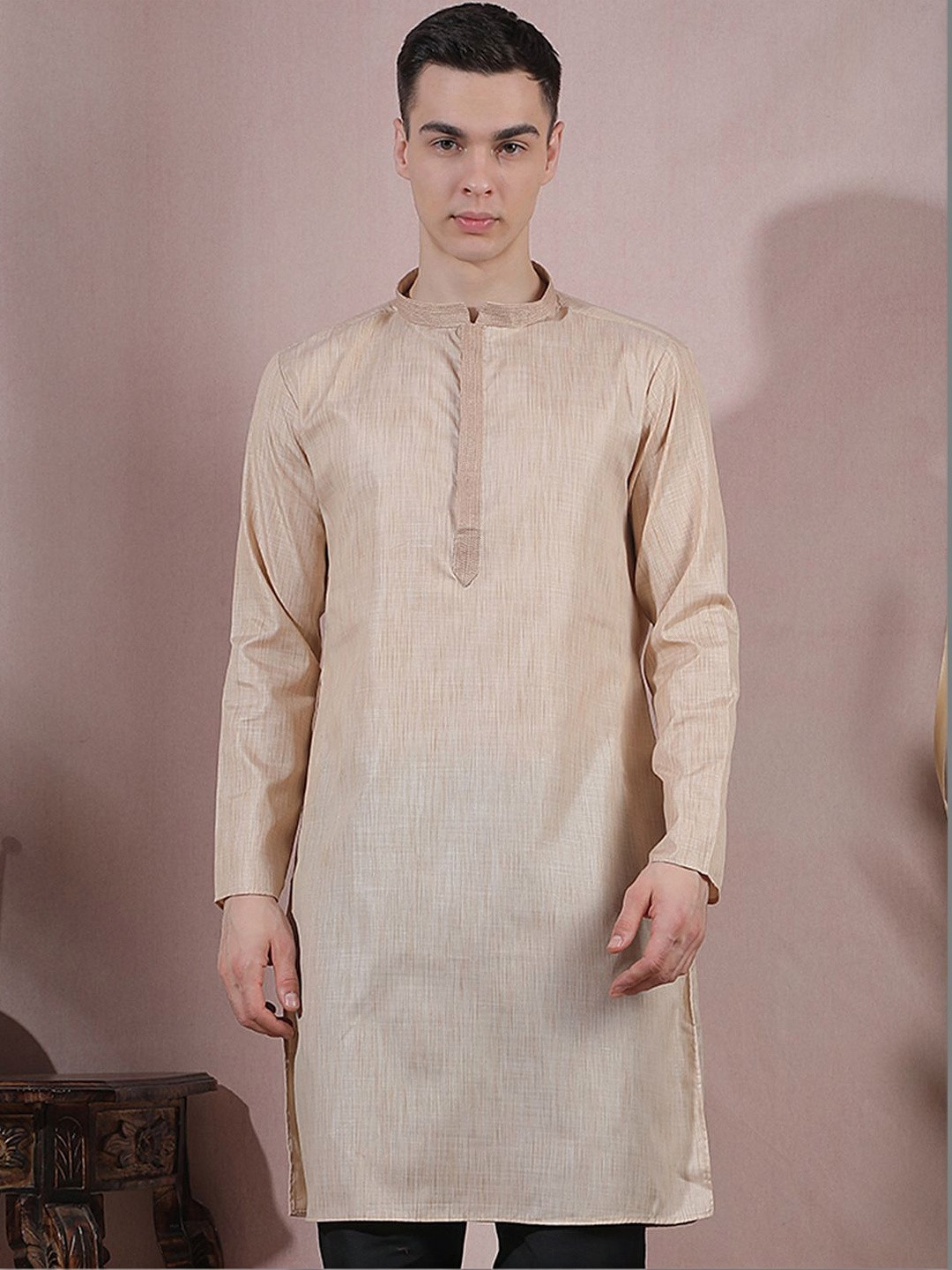 JUGG JUGG JEEYO Men Striped Kurta