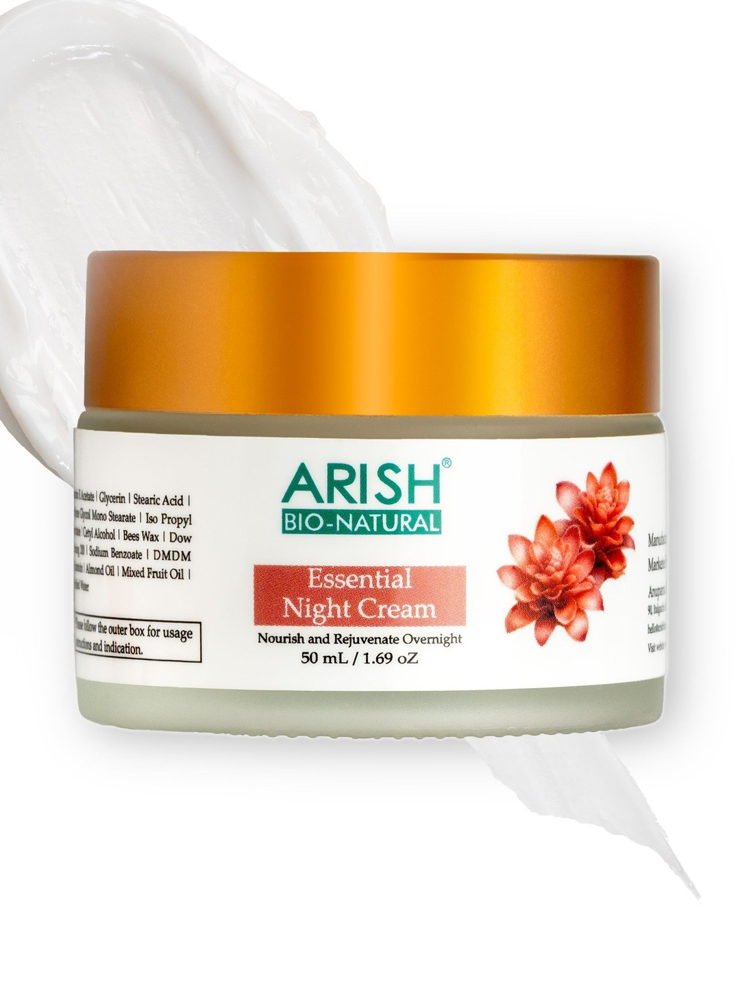ARISH BIO-NATURAL Essential Night Cream - 50 ml