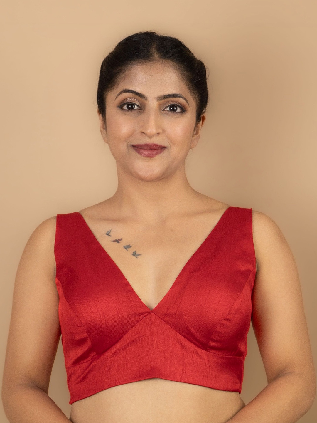 FIGURES DESIGNER V-Neck Saree Blouse