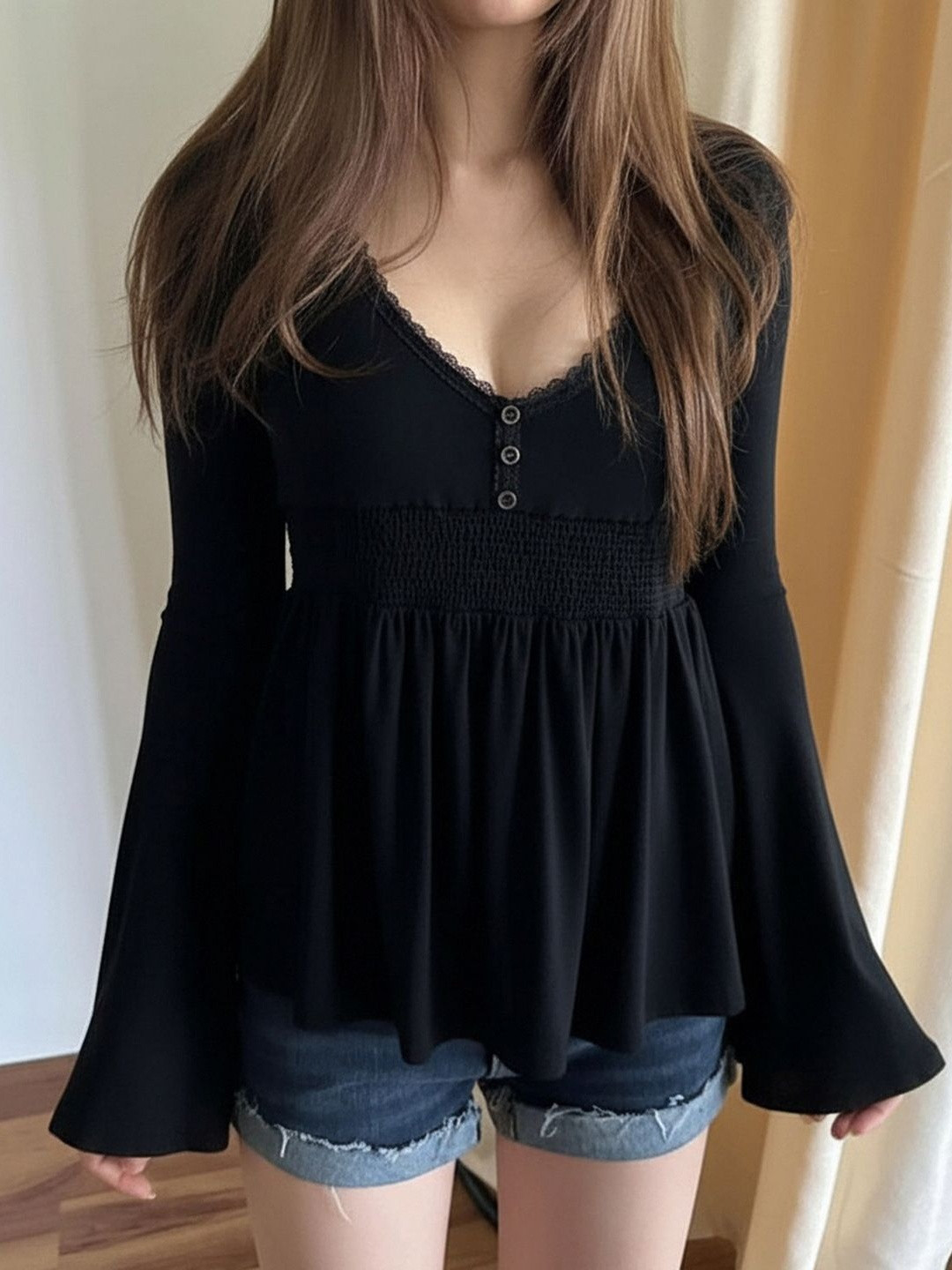 StyleCast x Revolte Extended Sleeves Top