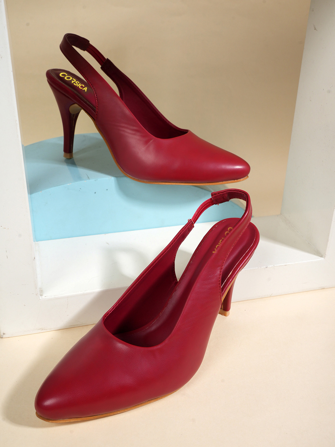 CORSICA Slim Heeled Pumps