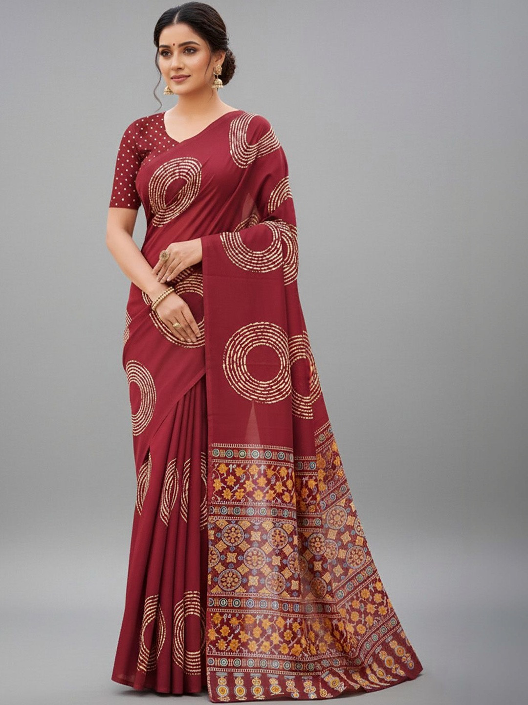 Urban Pallu Pure Cotton Saree