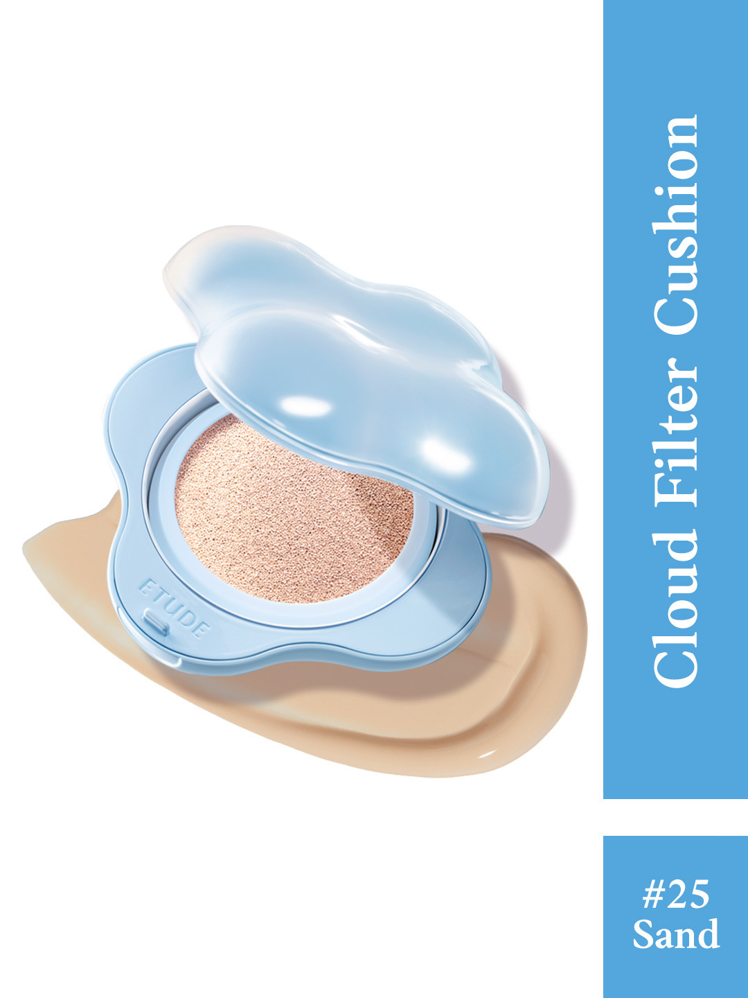 ETUDE Cloud Filter Cushion Lightweight Long Lasting Foundation - Sand 25