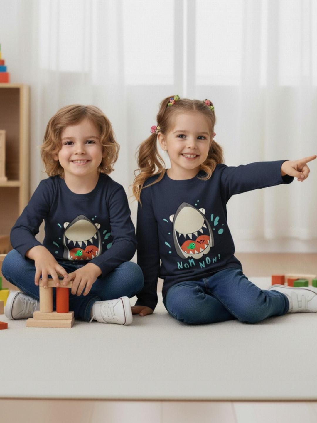 Rigo Kids Typography Printed T-shirt