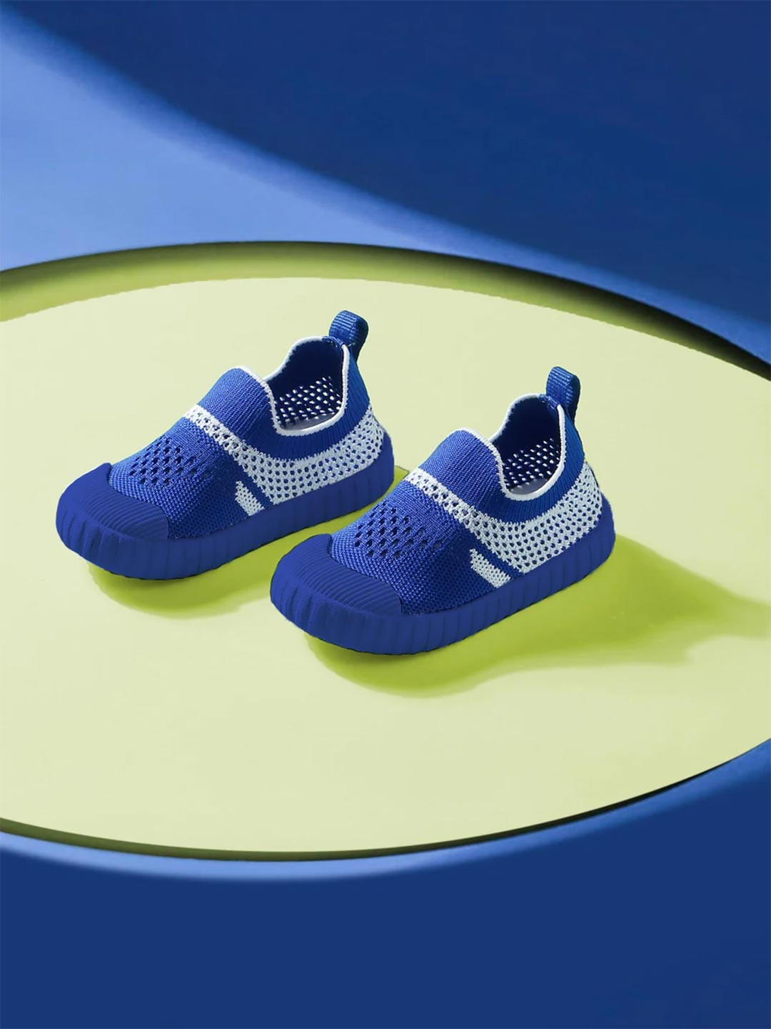 ONYC Unisex Kids Woven Design PU Slip-On Sneakers