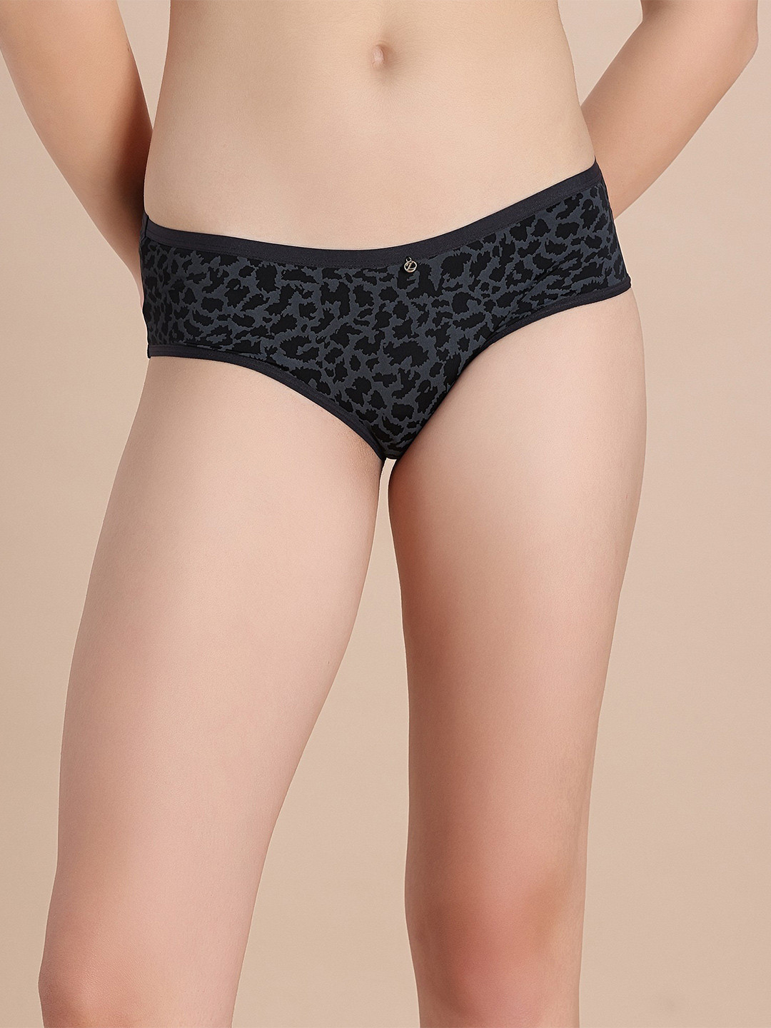 Zivame Women Printed Mid-Rise Hipster Briefs