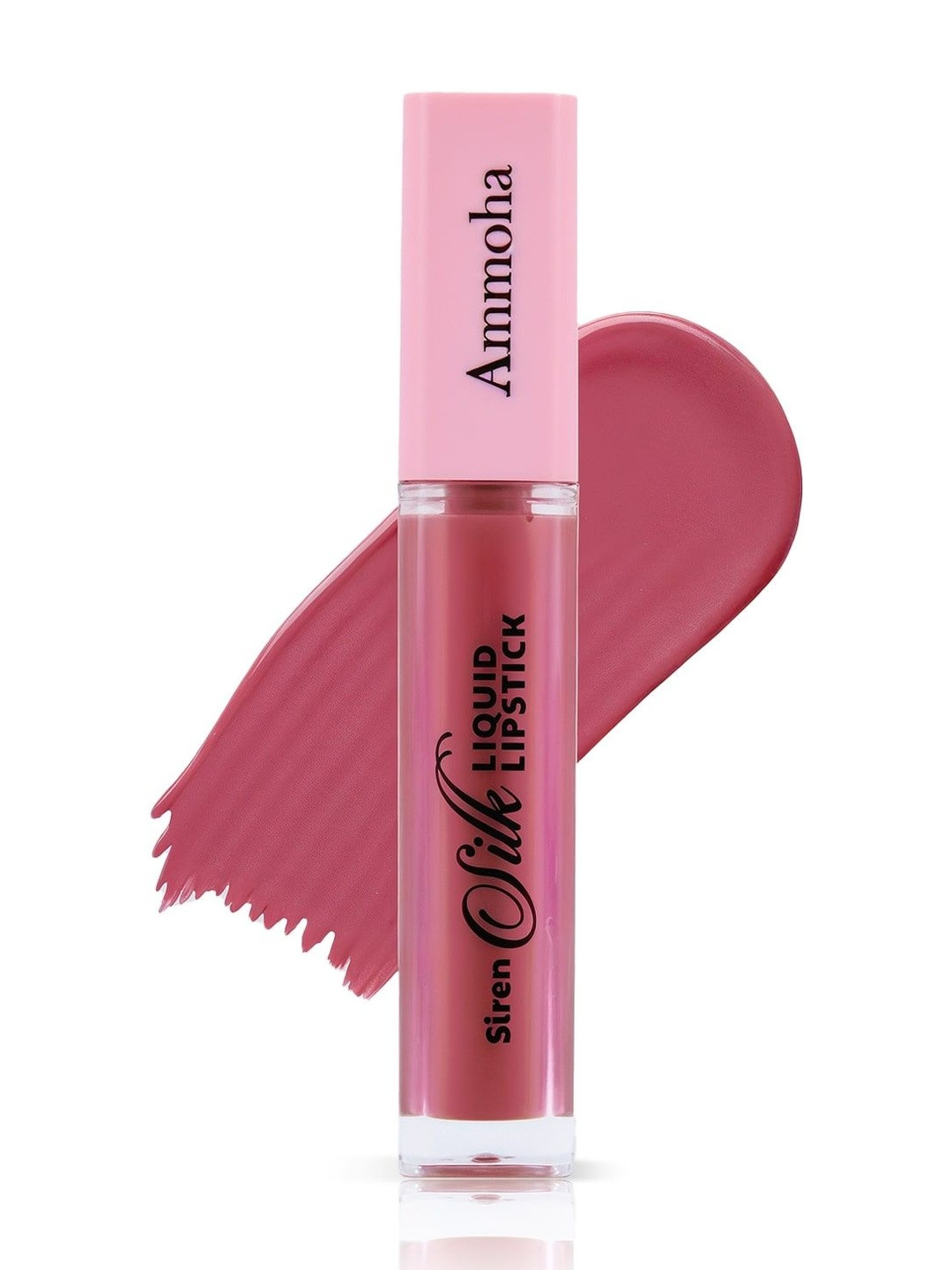 Ammoha Cosmetics Siren Silk Matte Liquid Lipstick With Shea Butter - 5 ml -Plum Perfection