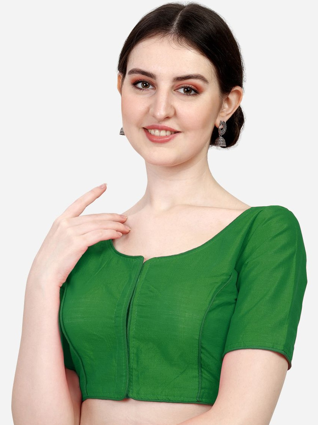 Nigel Designer Round Neck Saree Blouse
