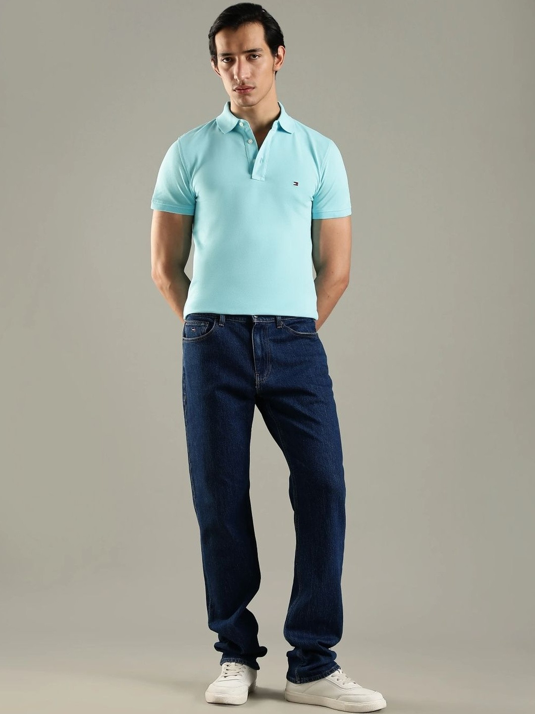 Tommy Hilfiger Men Polo Collar Slim Fit T-shirt