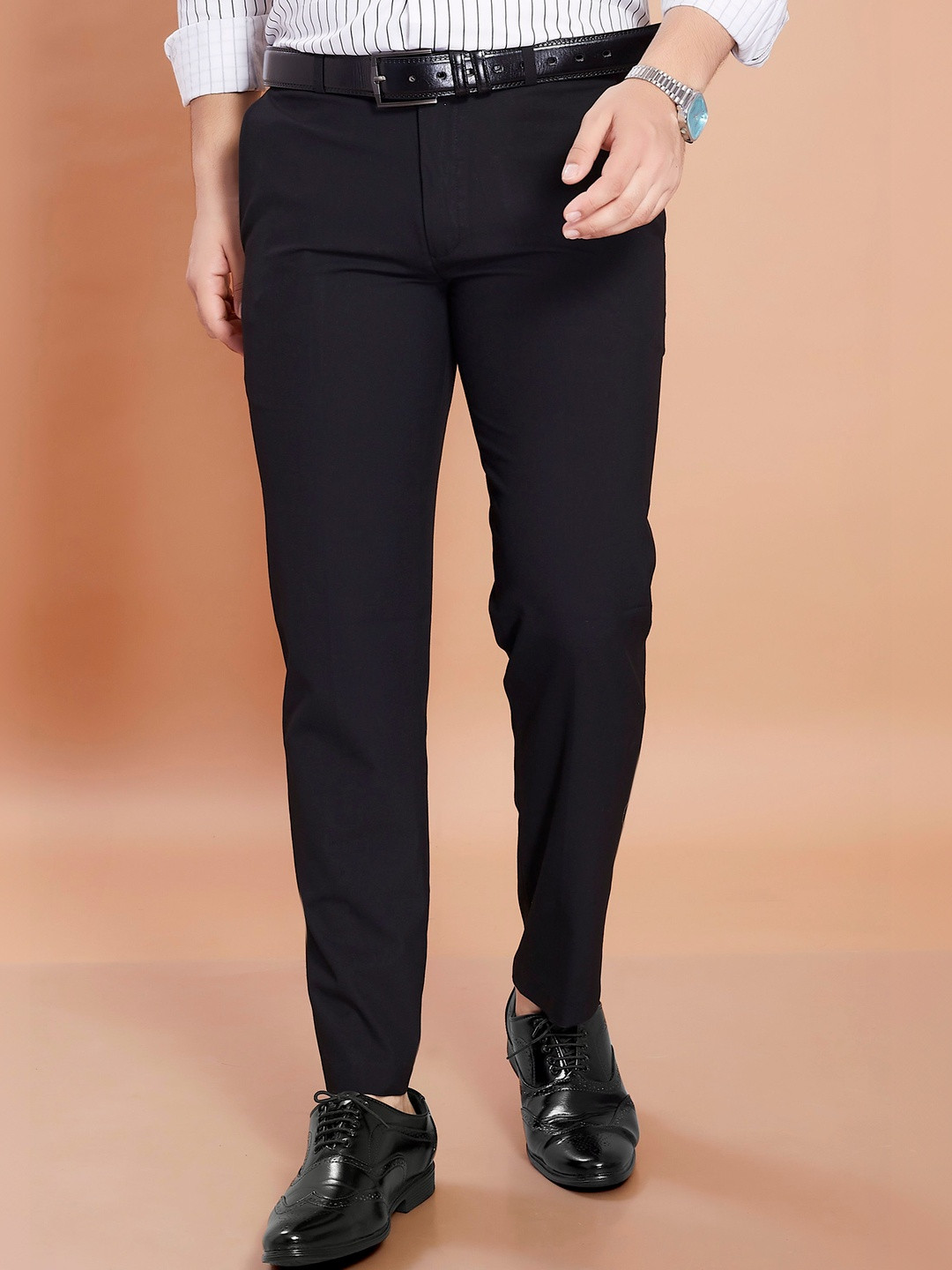 THE BEETEL HOUSE Men Slim Fit Trousers