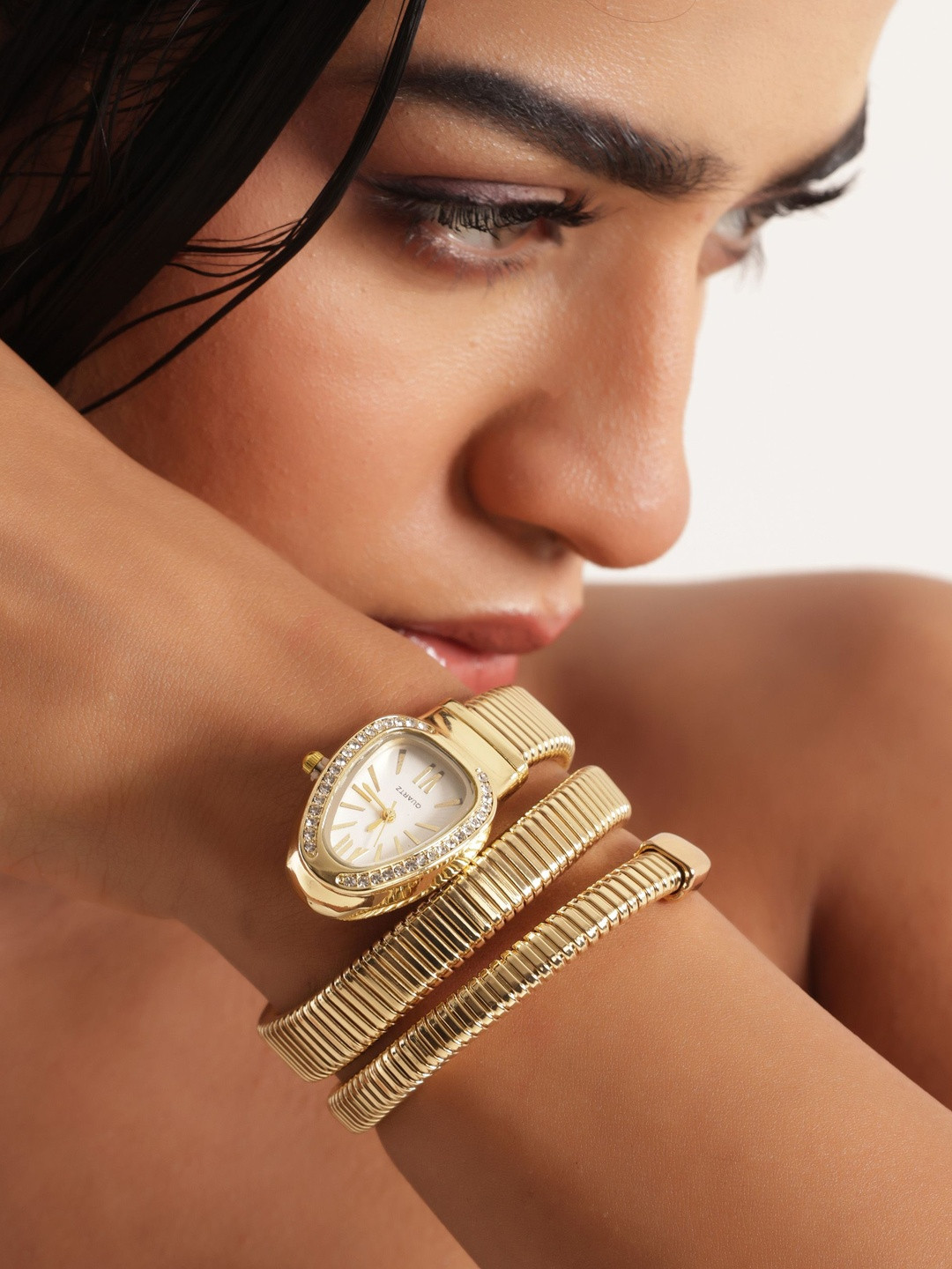 MILLER Women Gold-Plated Wraparound Bracelet
