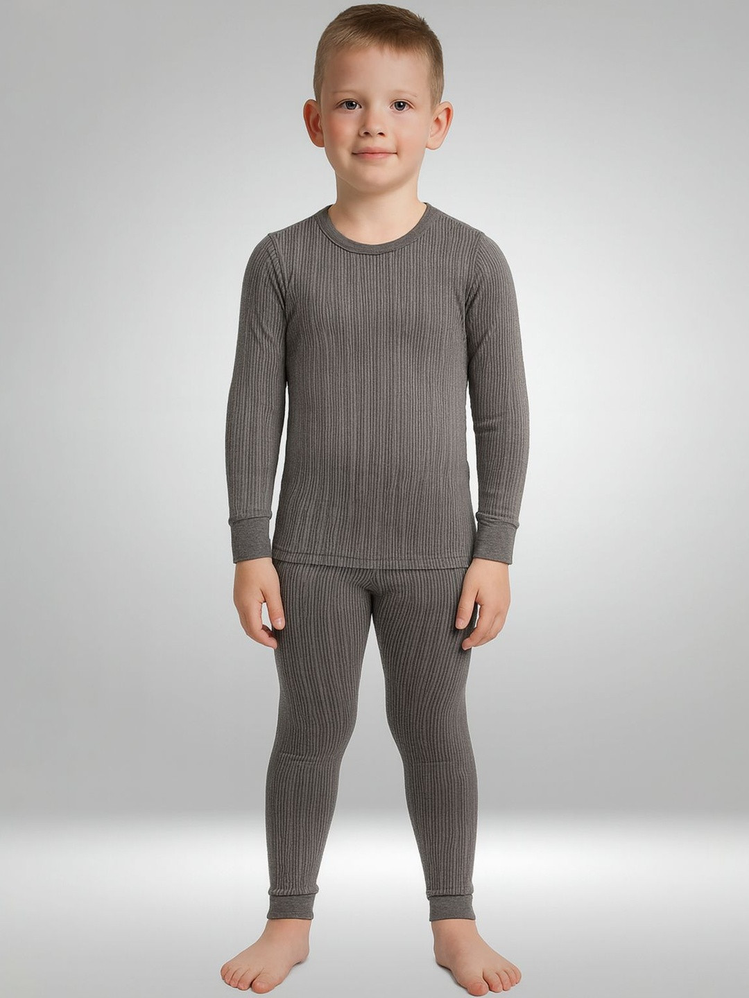 Lux Cozi Boys Cotton Round Neck Thermal Set