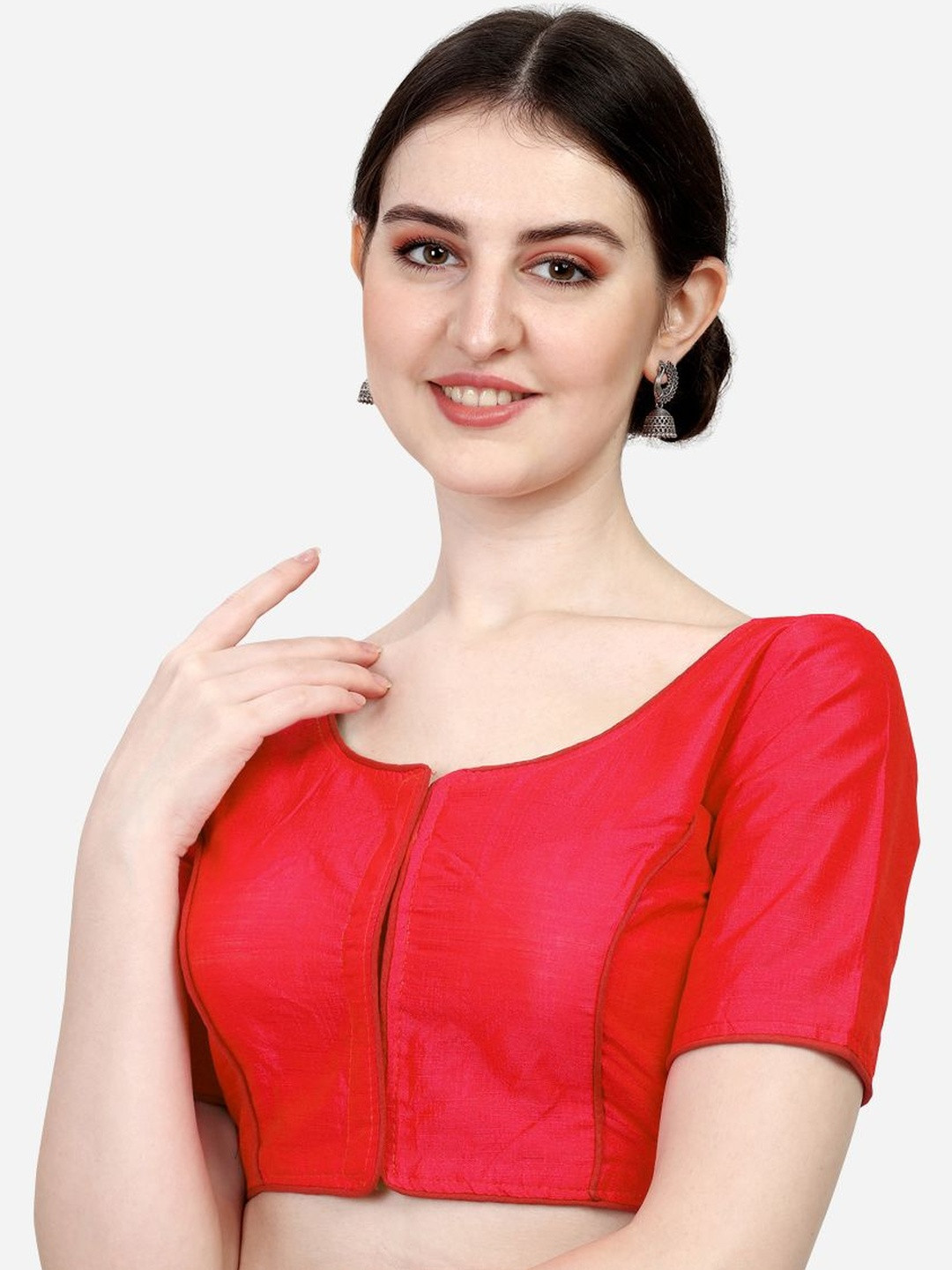 Nigel Designer Round Neck Saree Blouse