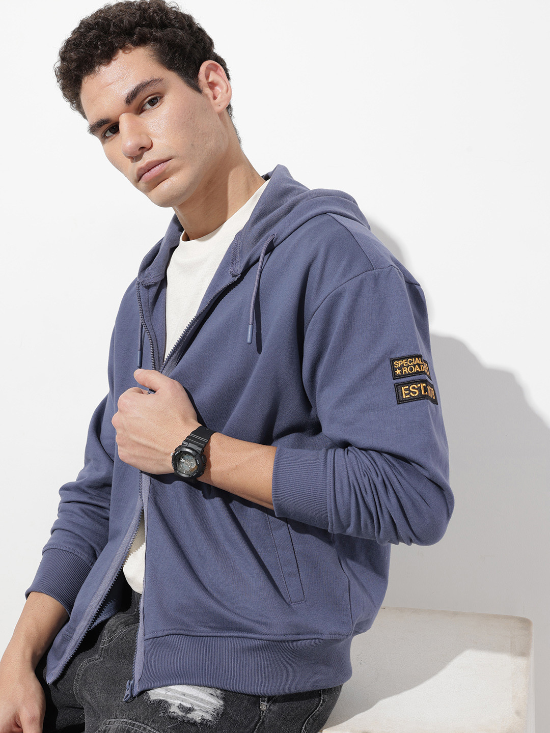 The Roadster Life Co. Relaxed Fit Hooded Sweatshirt