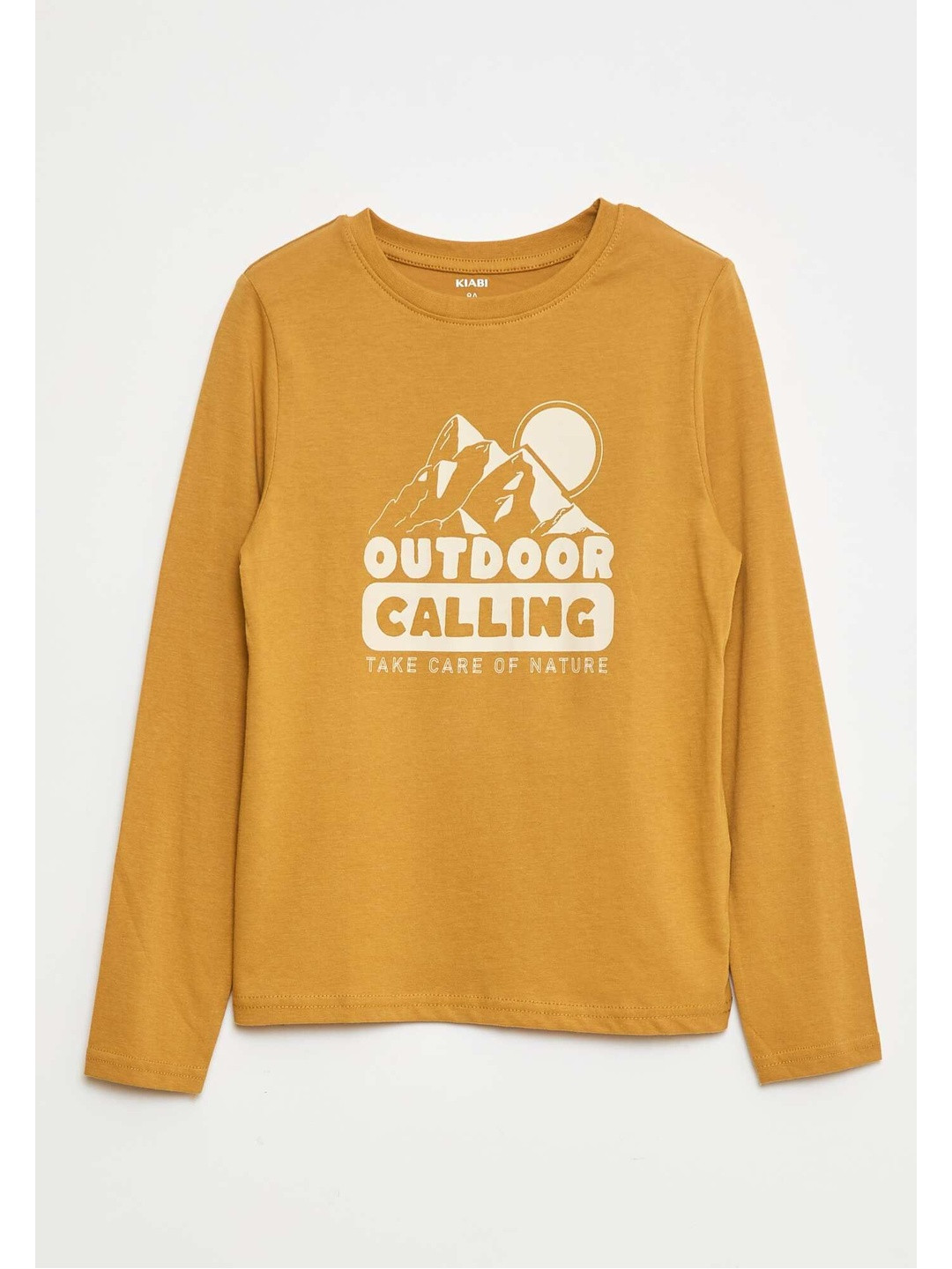 KIABI Boys Yellow Cotton Tshirts