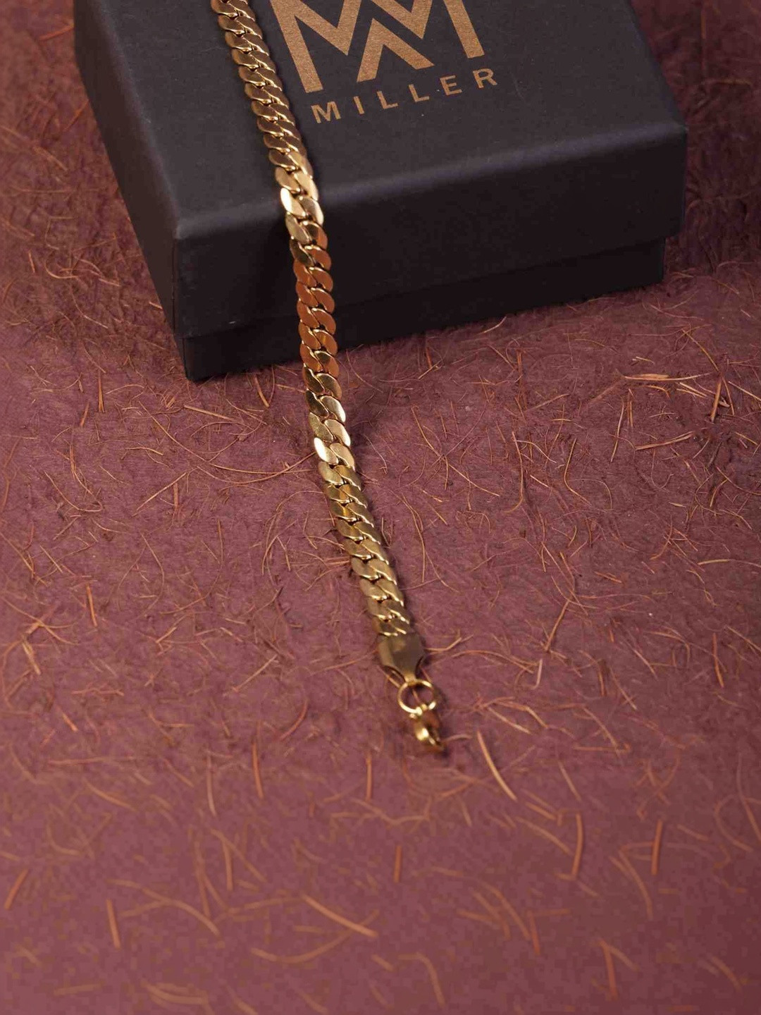 MILLER Men Gold-Plated Link Bracelet