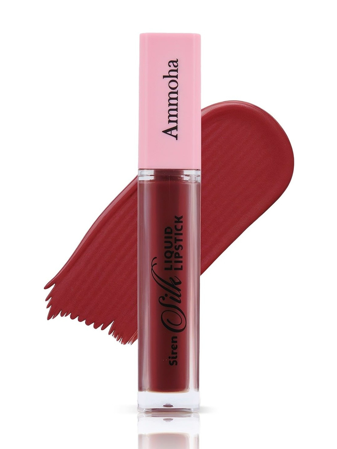 Ammoha Cosmetics Silk Matte Finished Liquid Lipstick- 5 ml- Purple