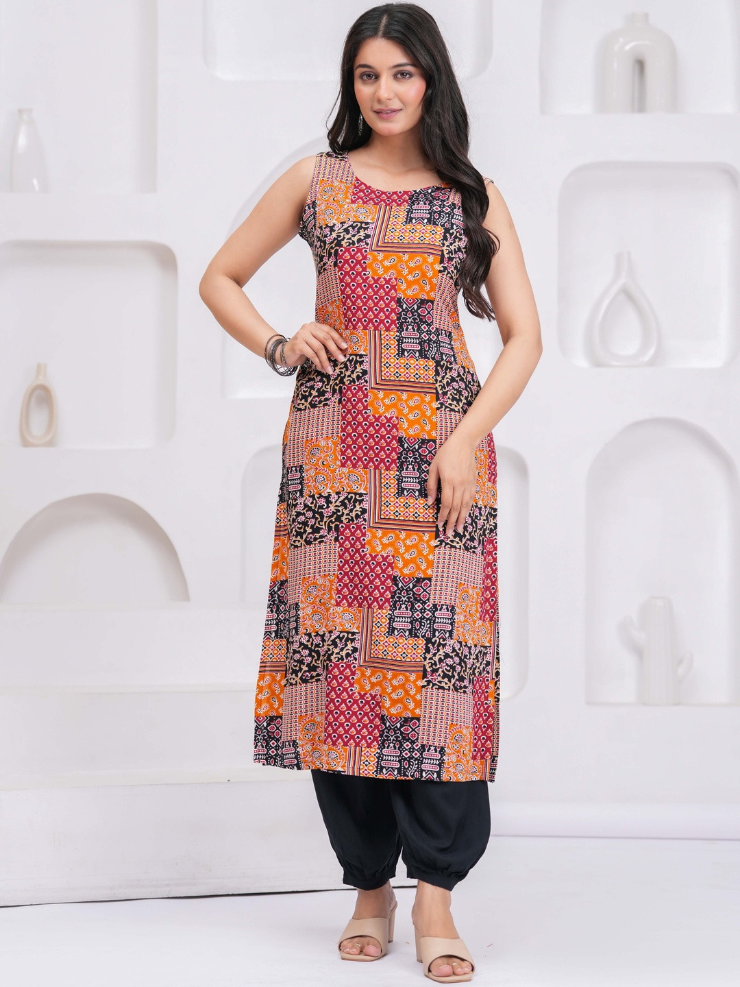 CHARMANT Women Ethnic Motifs Printed Indie Prints Kurta