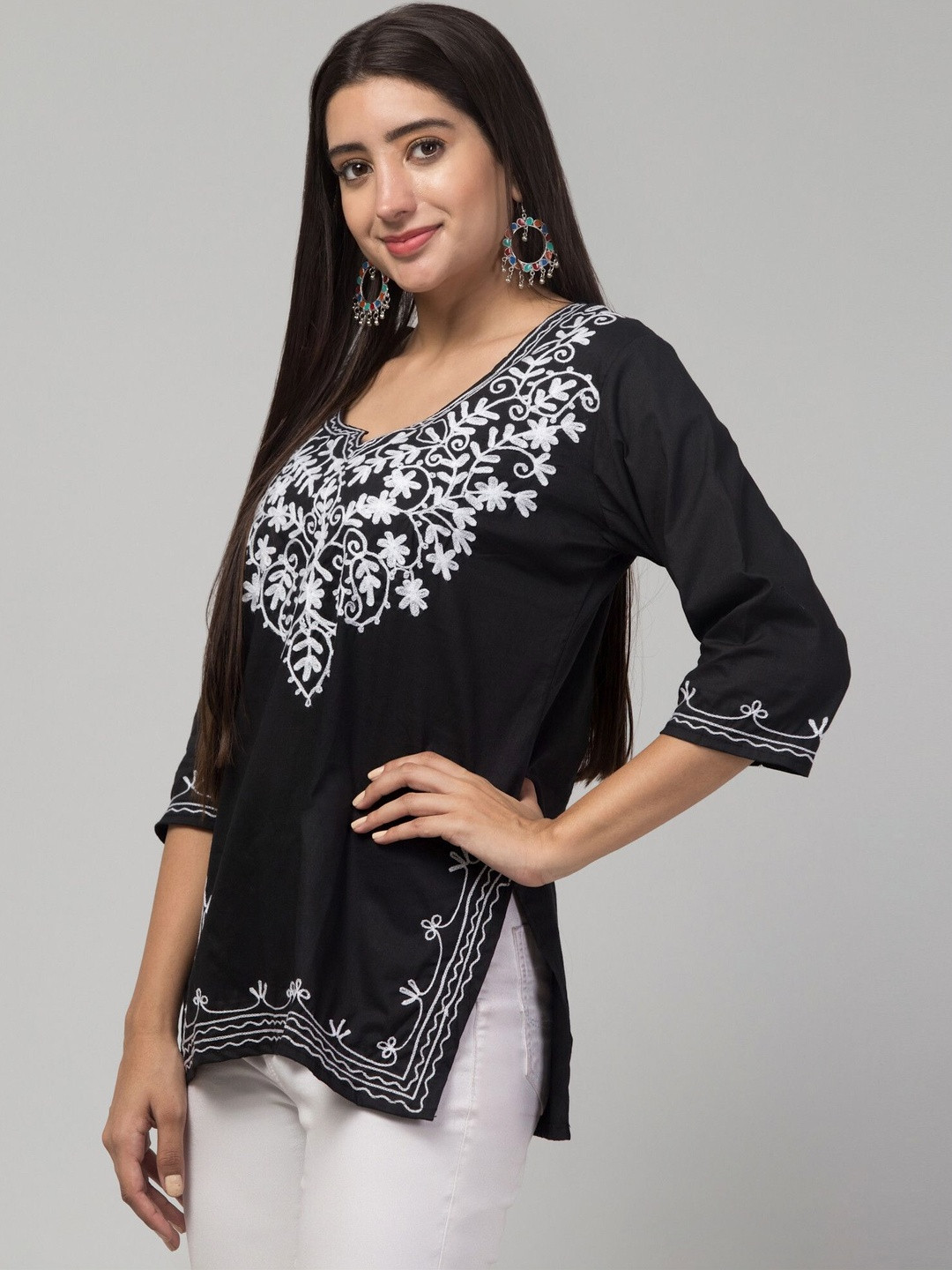 ASAD GARMENTS Women Embroidered Thread Work Kurta