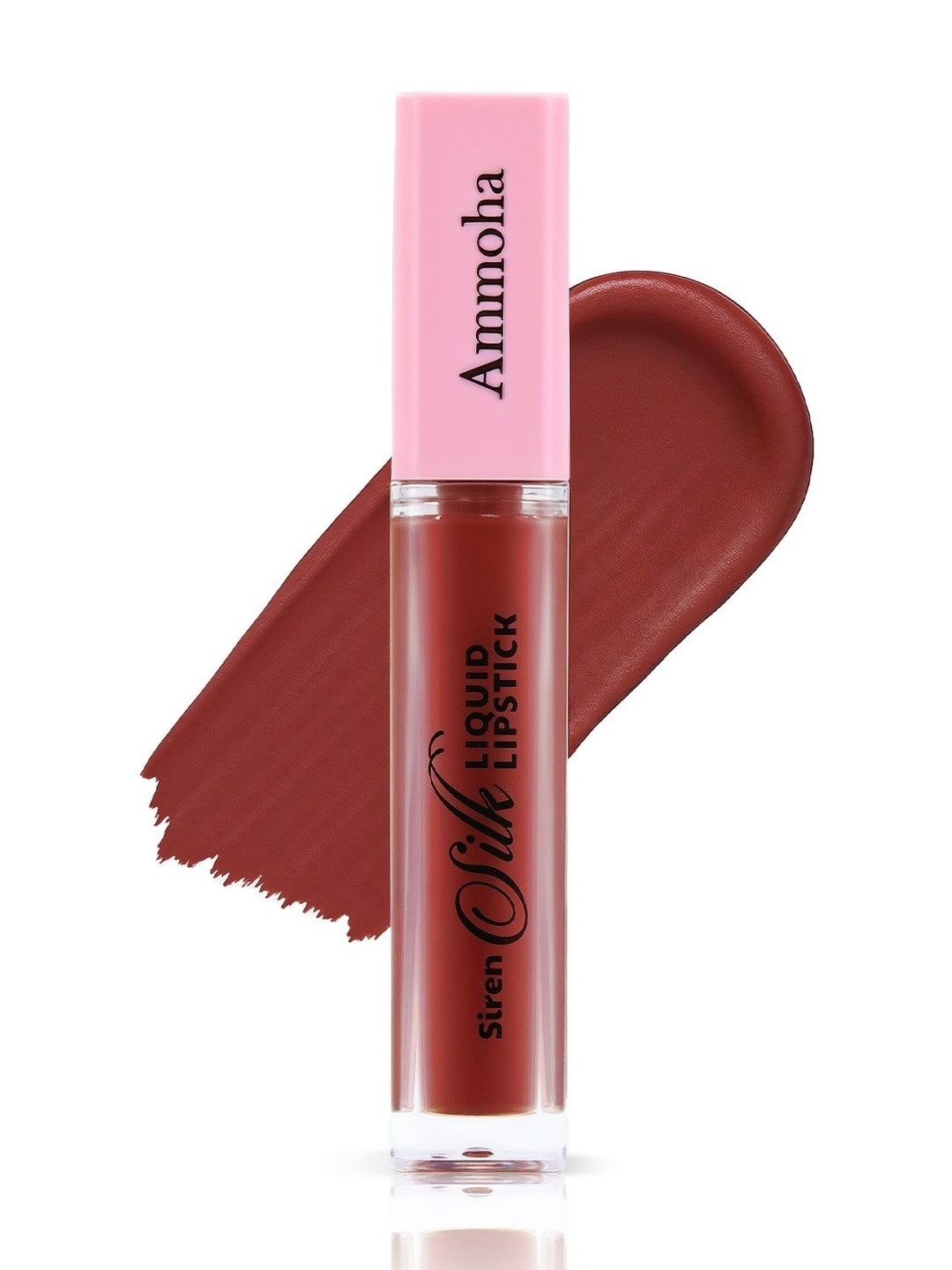 Ammoha Cosmetics Siren Silk Liquid Lipstick With Shea Butter - 5 ml - Cinnamon Drizzle
