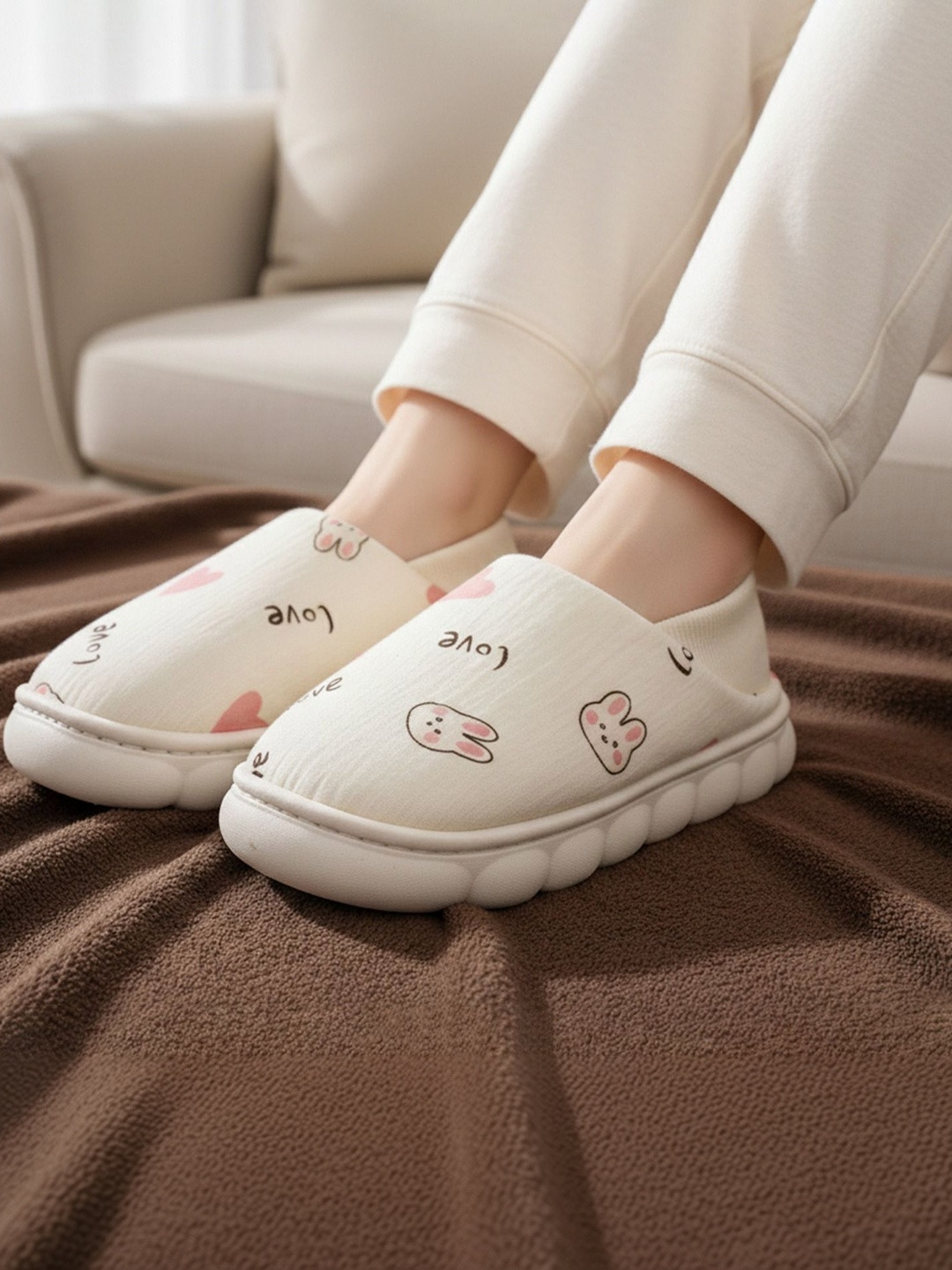 Vritraz Women Printed Room Slippers