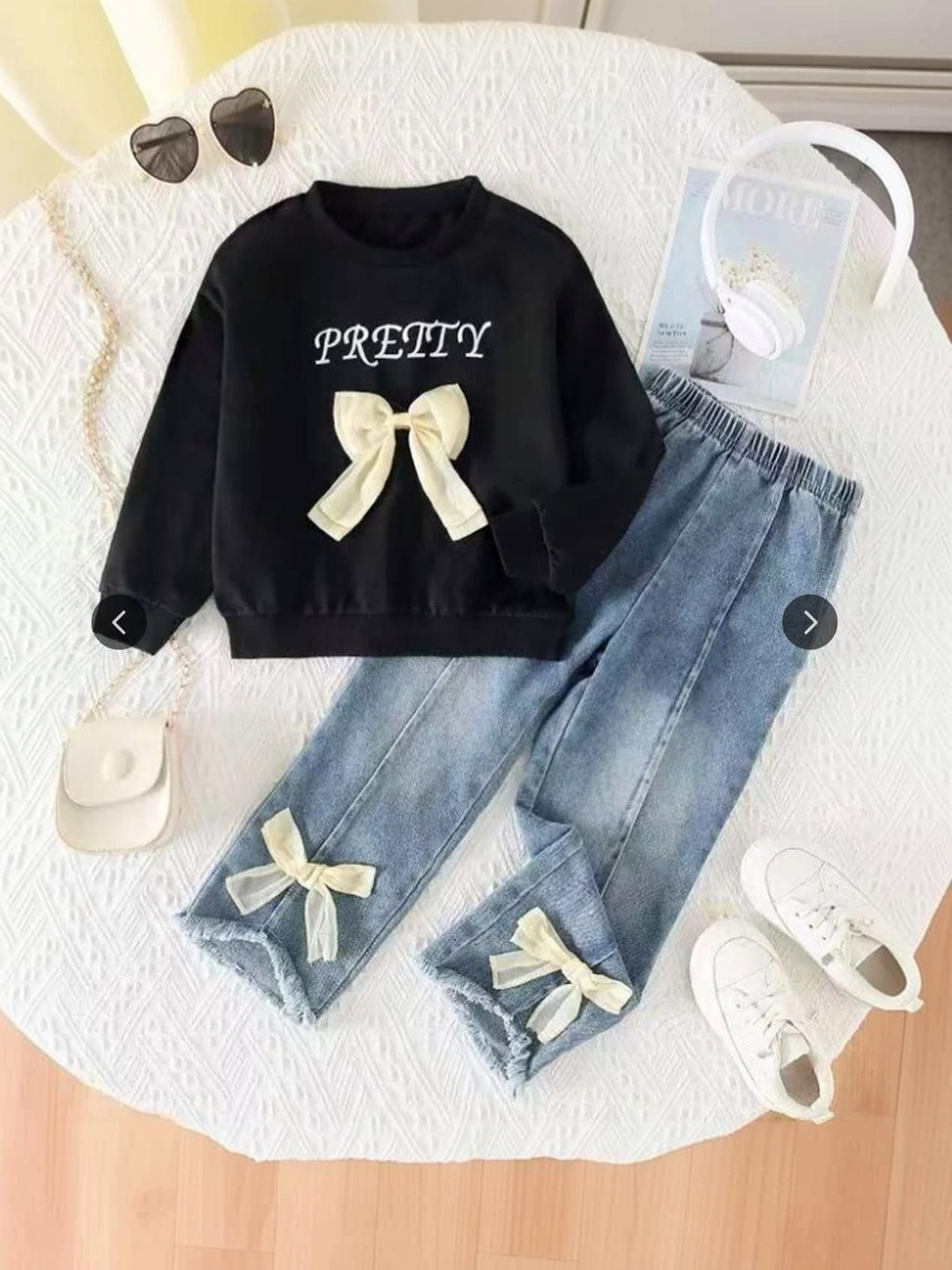 COMPLETE OUTFIT Girls Printed Trousers