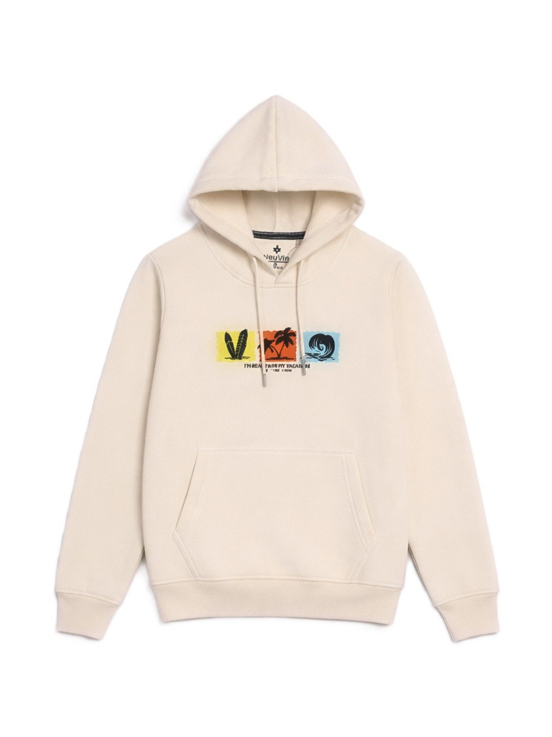 NeuVin Unisex Kids Printed Hooded Sweatshirt