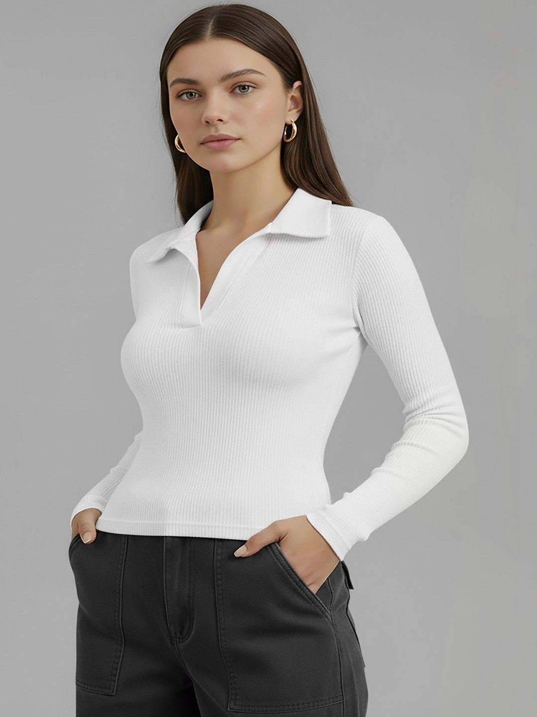 Navyankaa Shirt Style Top