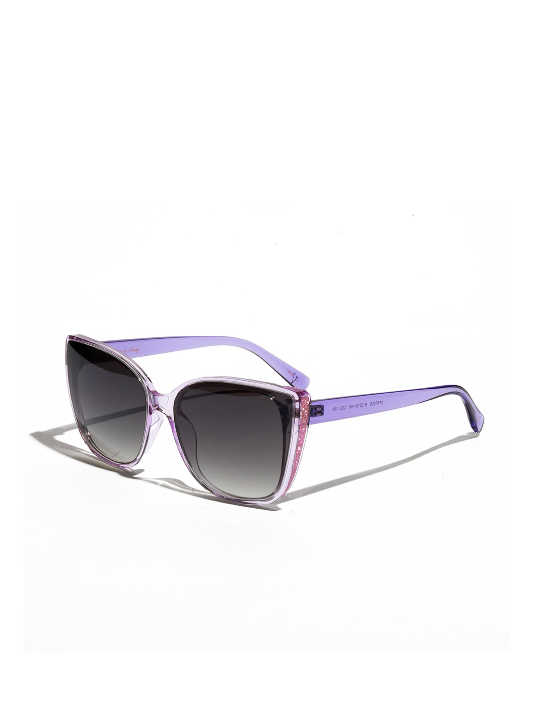 Vintage Women Oversized Sunglasses with UV Protected Lens Myriad Col 154