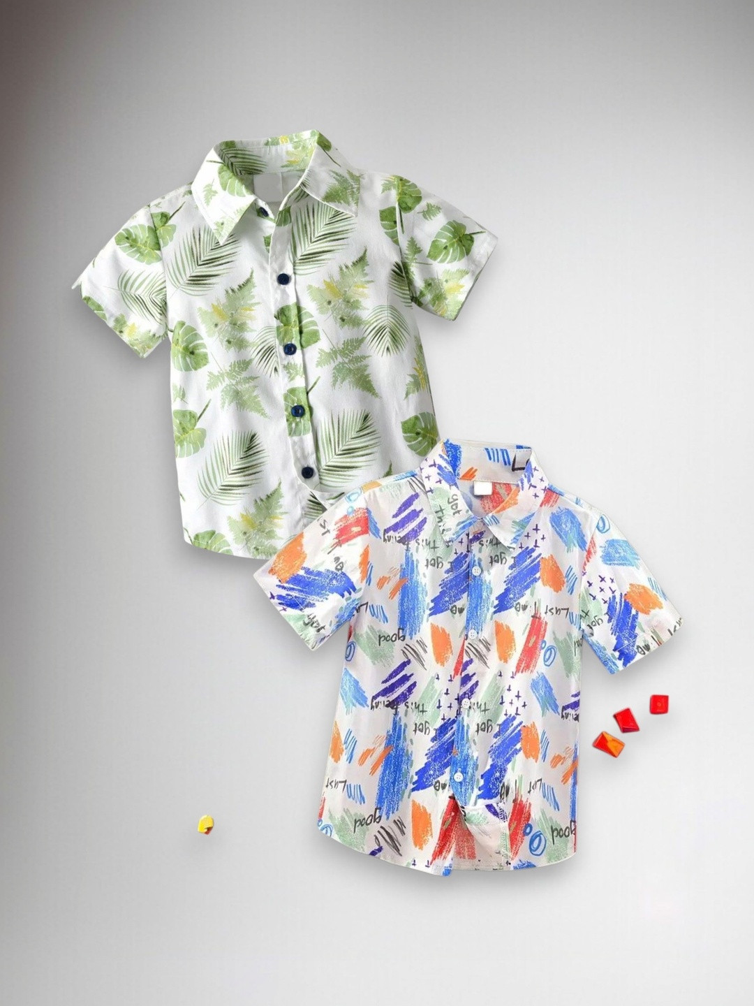 AMBARDI FASHION Boys Classic Floral Printed Casual Shirt