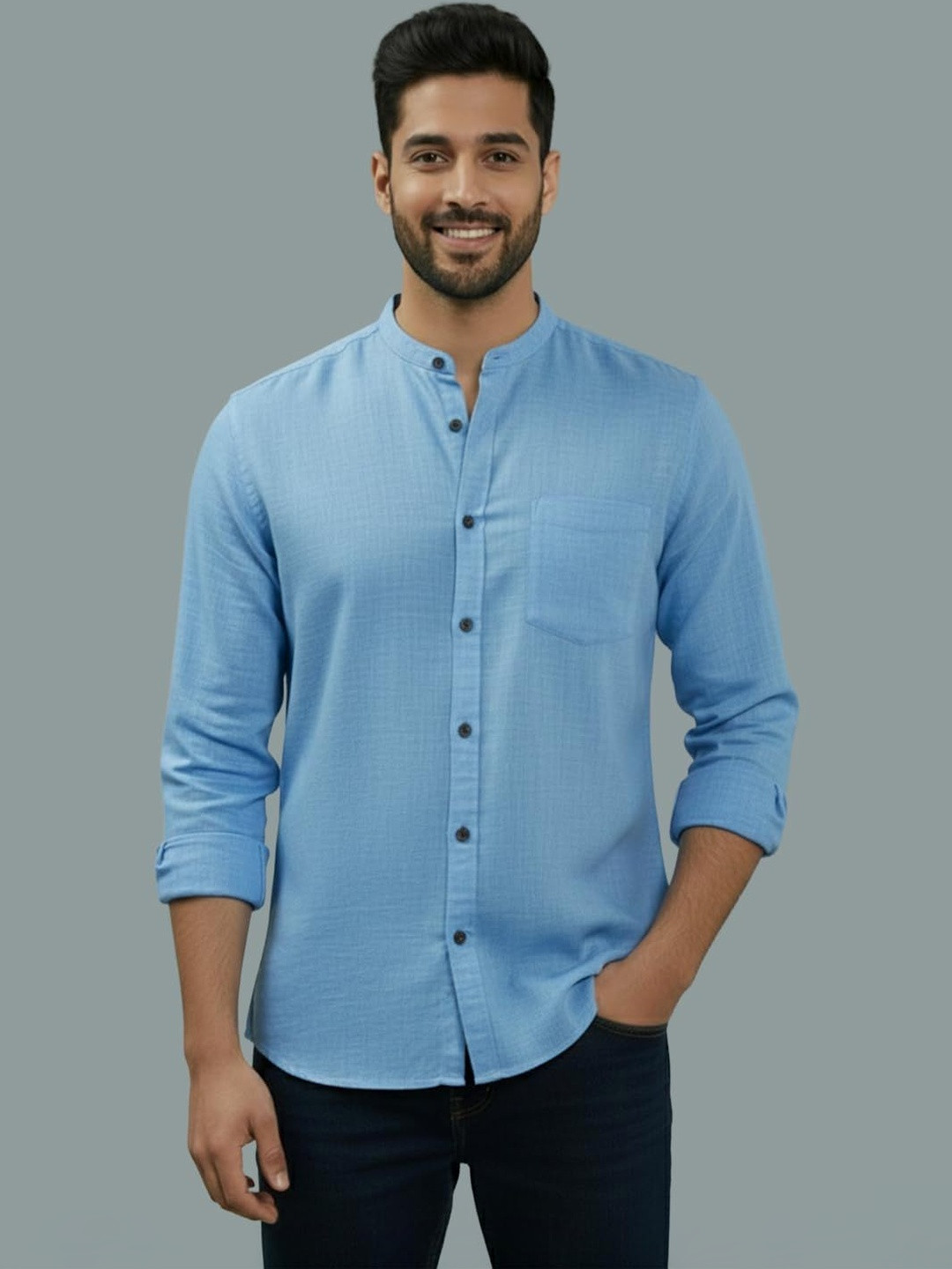 Vida Loca Men Smart Slim Fit Casual Shirt