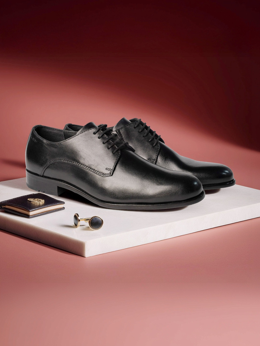 Ruosh Men Leather Formal Derbys
