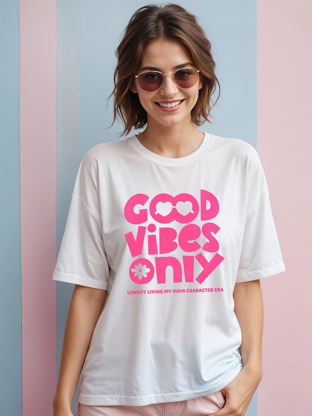 SMARTEES Women Typography Printed T-shirt