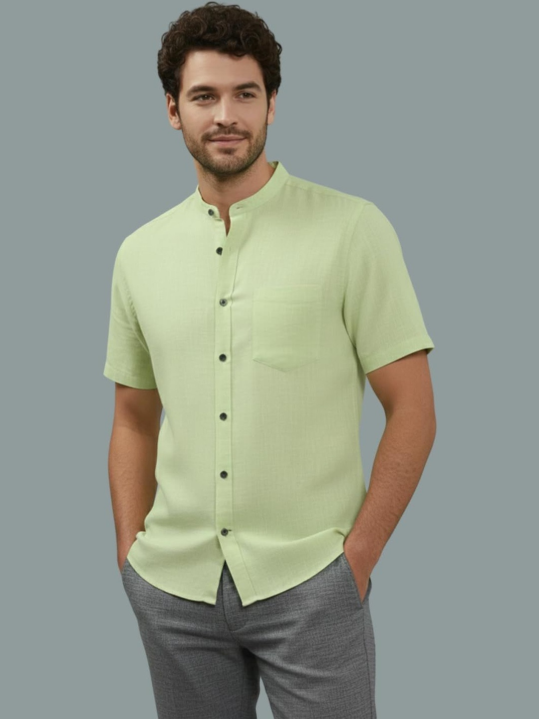 Vida Loca Men Smart Slim Fit Casual Shirt