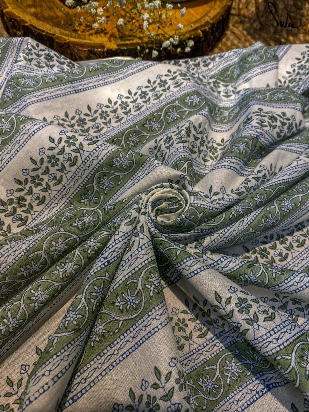 Suta Women Printed Cotton Suit Clothing Fabric