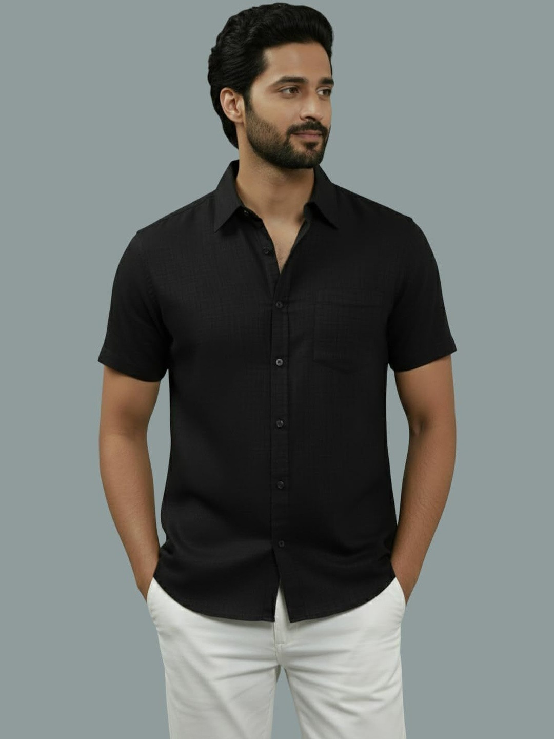 Vida Loca Men Smart Slim Fit Casual Shirt