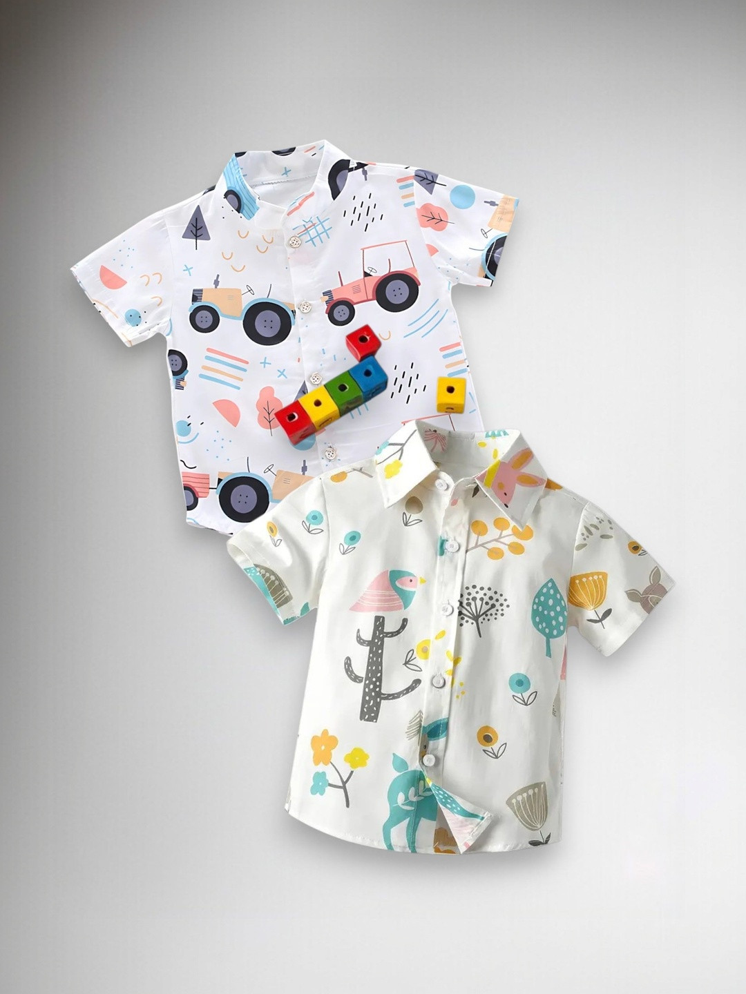 RAVYA TRENDZ Boys Classic Printed Casual Shirt