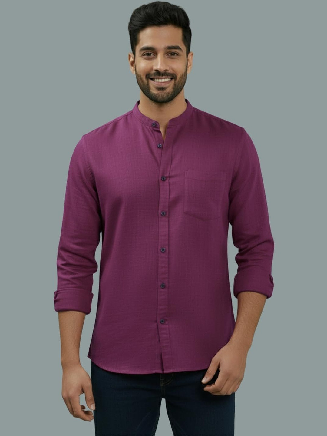 Vida Loca Men Smart Slim Fit Casual Shirt