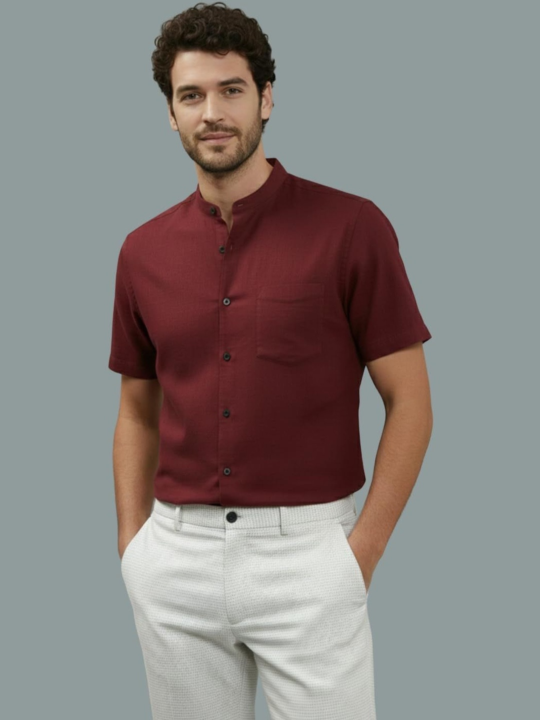 Vida Loca Men Smart Slim Fit Casual Shirt