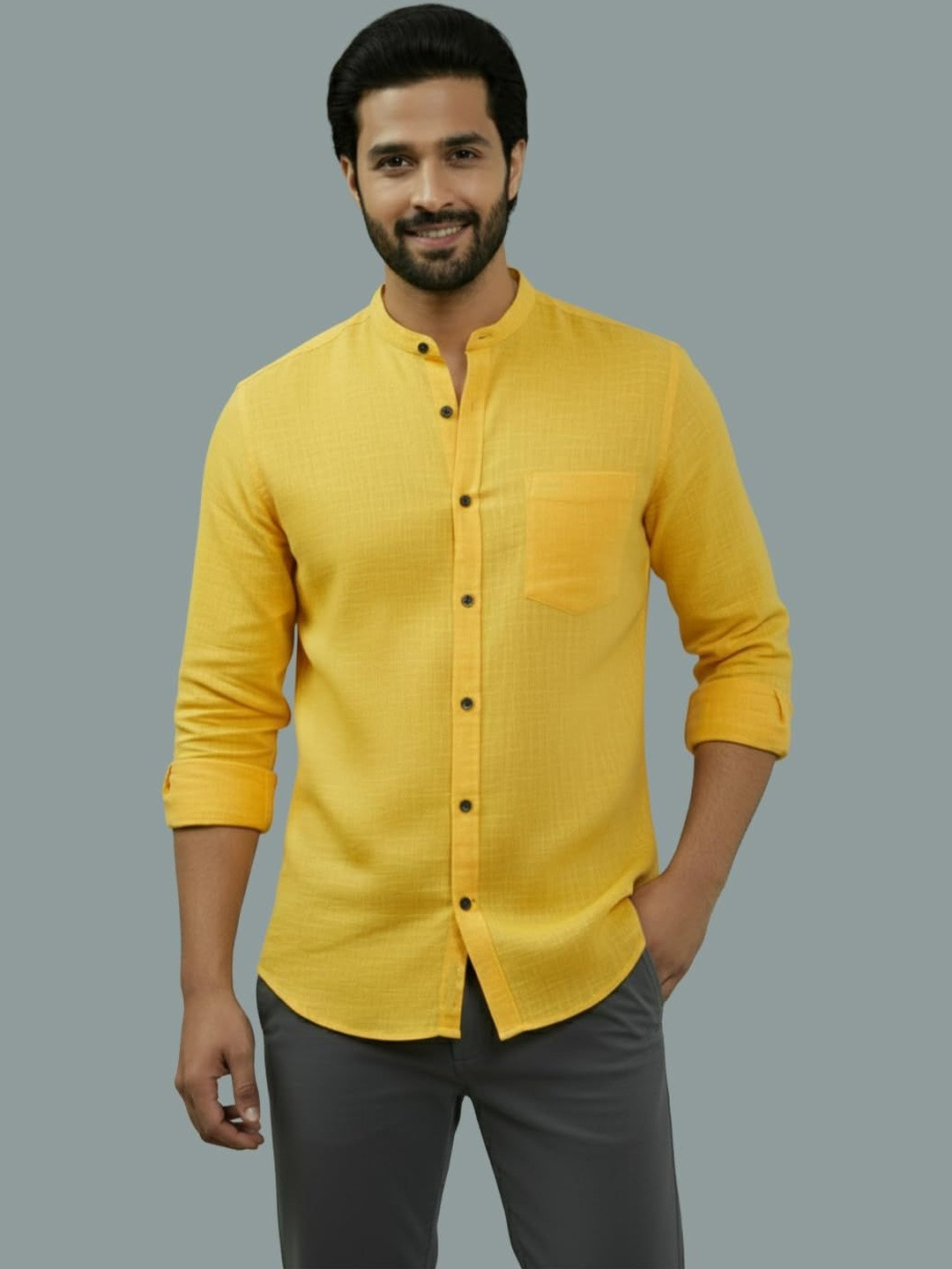 Vida Loca Men Smart Slim Fit Casual Shirt