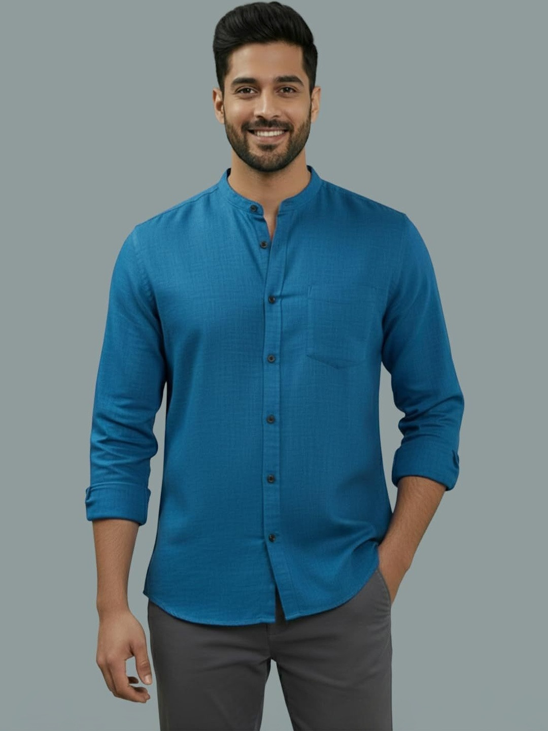 Vida Loca Men Smart Slim Fit Casual Shirt