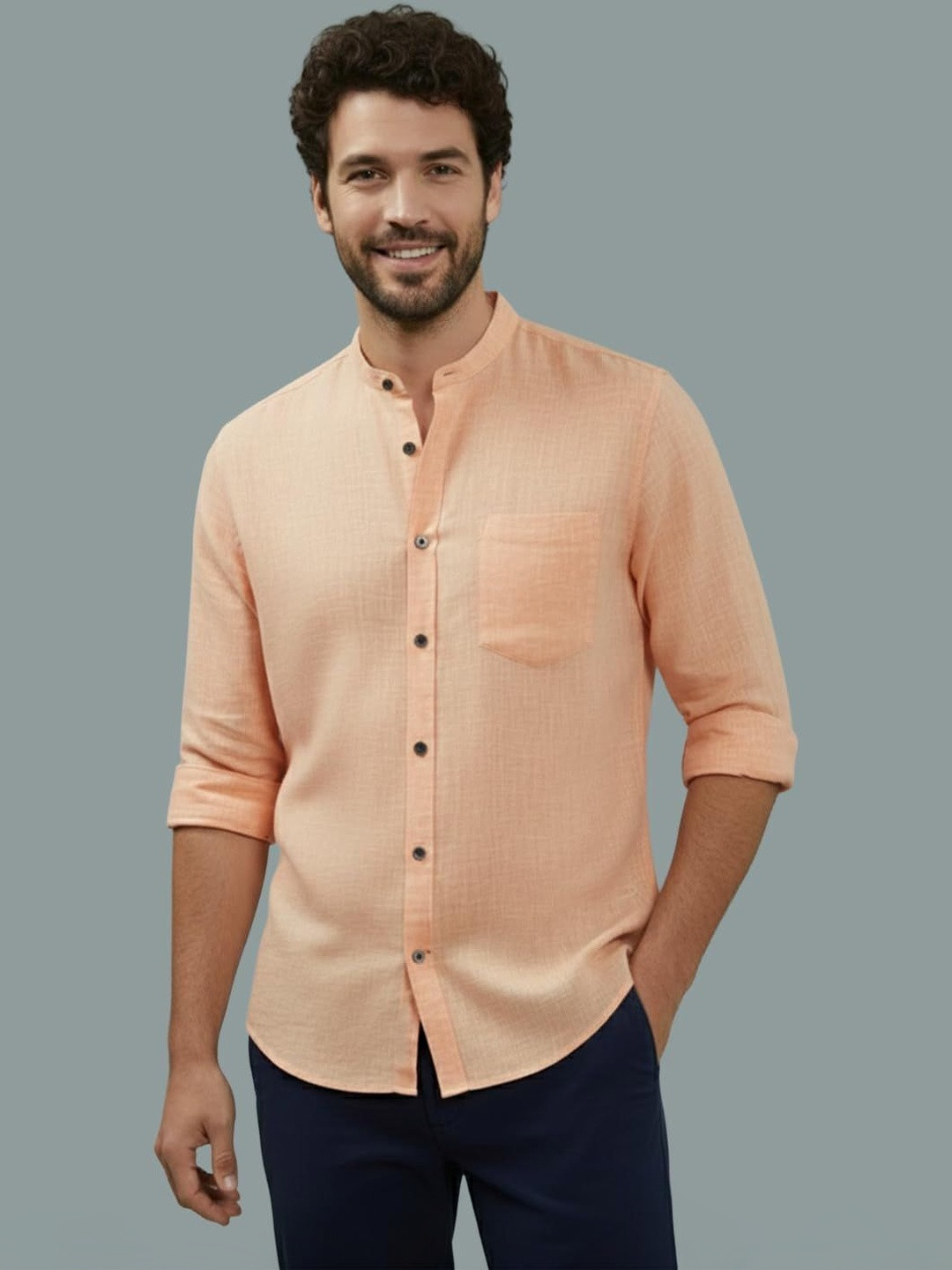 Vida Loca Men Smart Slim Fit Casual Shirt