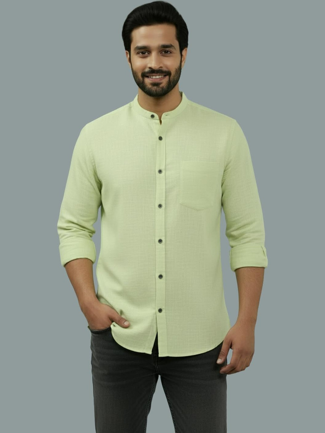 Vida Loca Men Smart Slim Fit Casual Shirt