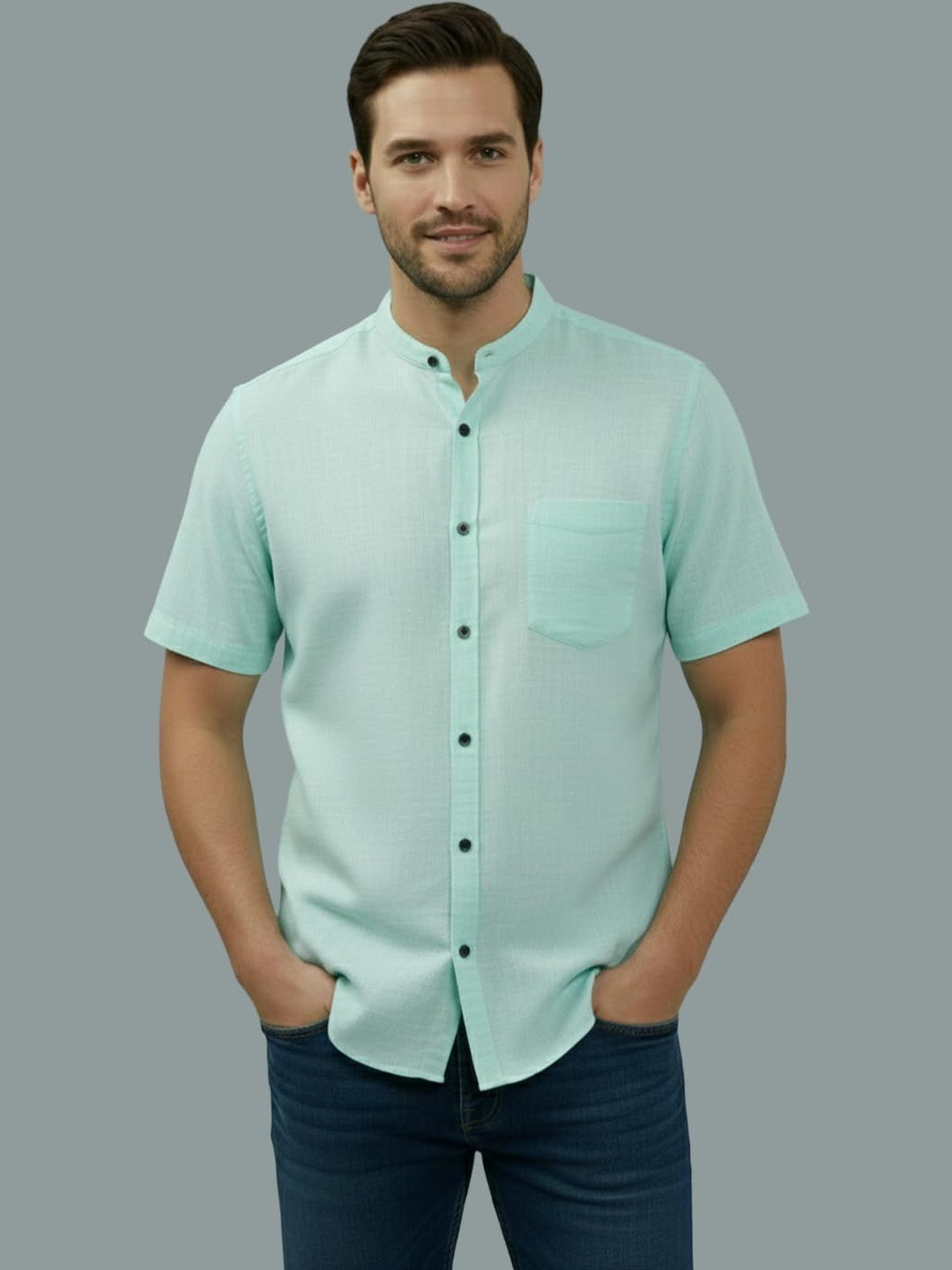 Vida Loca Men Smart Slim Fit Casual Shirt