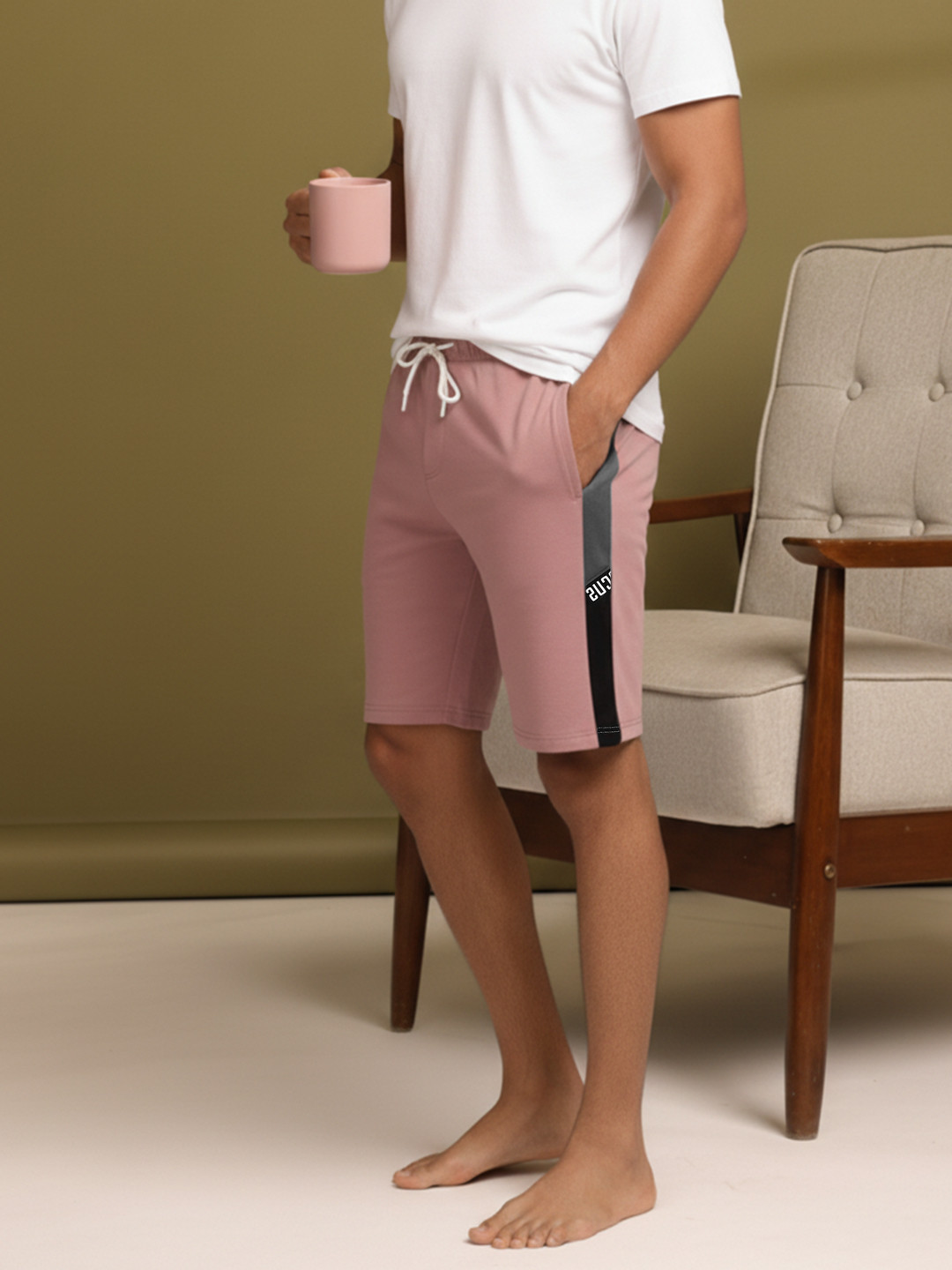 ETC Men Pure Cotton Lounge Shorts