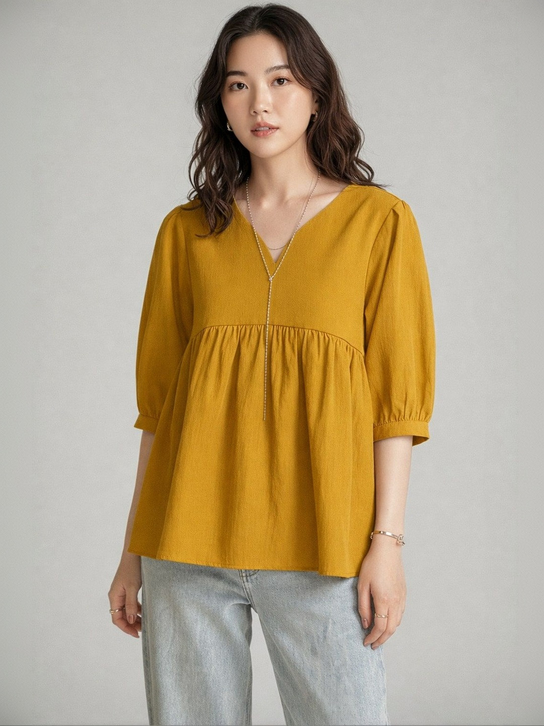 RAHI TRENDZ Cotton Empire Top