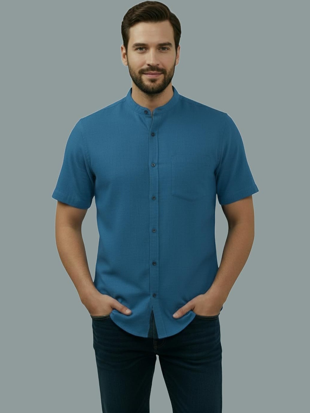 Vida Loca Men Smart Slim Fit Casual Shirt